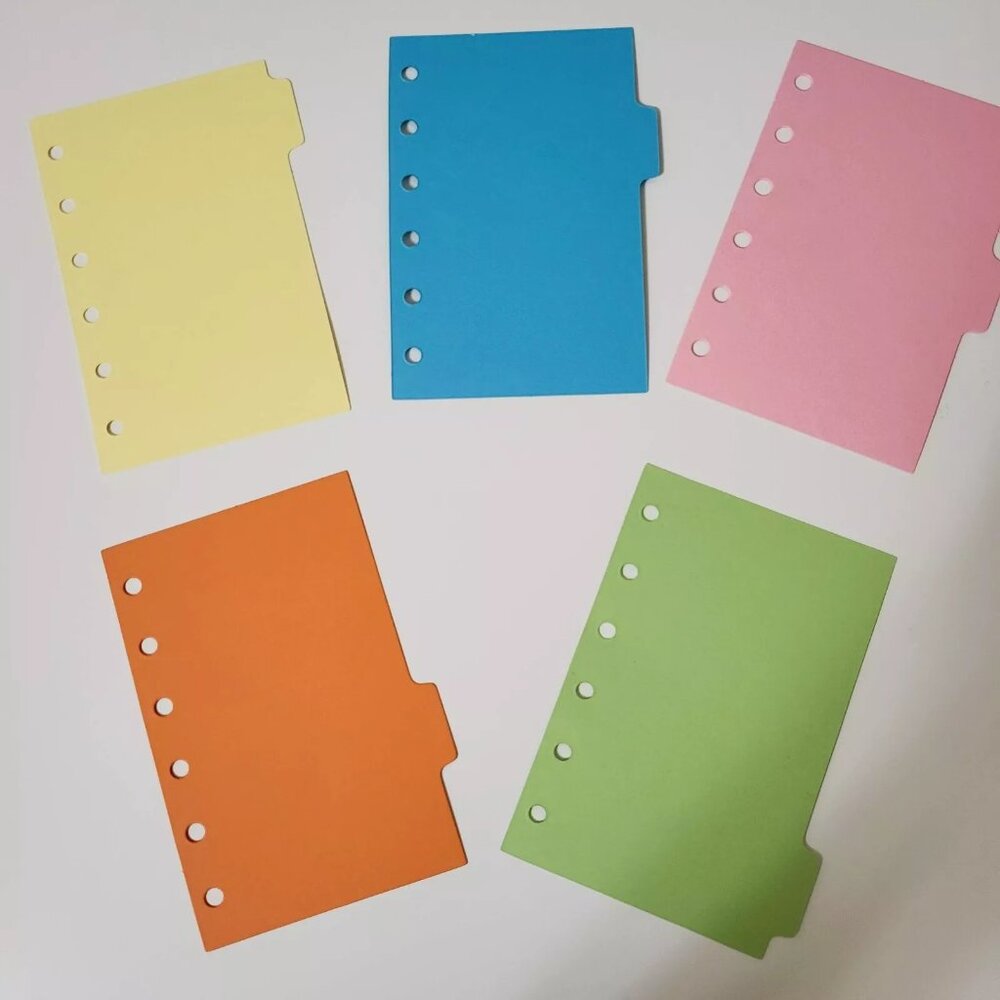 Dividers with tab/ Planner Inserts fits Louis Vuitton PM Small LV Agenda
